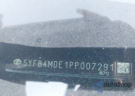 2023 Toyota Corolla Le from USA, damaged, VIN 5YFB4MDE1PP007291